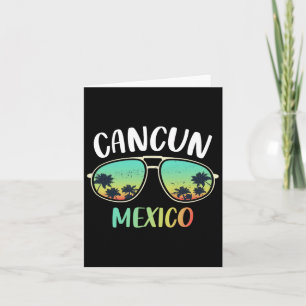 Carte Chemise de souvenir de Cancun au Mexique pour fami
