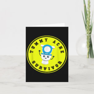 Carte Chemise de survivant de l'Ache Tummy - Maladie de