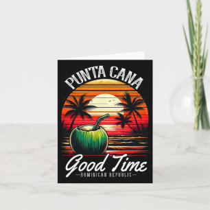 Carte Chemise de vacances familiales à Punta Cana Républ