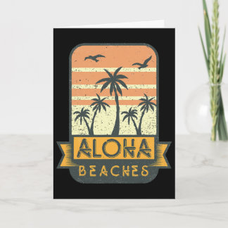 Carte Chemise drôle Aloha Beaches Tee Pun 