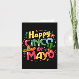 Carte Chemise drôle Cinco De Mayo L'équipe Fiesta 5 De M