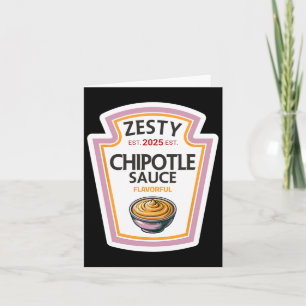 Carte Chemise drôle d'Halloween 2025 Cadeau Sauce Chipot