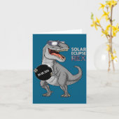 Carte Chemise drôle éclipse solaire Rex 04 08 (Fleur jaune)