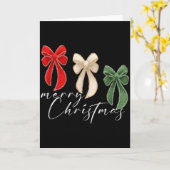 Carte Chemise drôle rétro cadeau Noël Bow Coquette Femme (Fleur jaune)