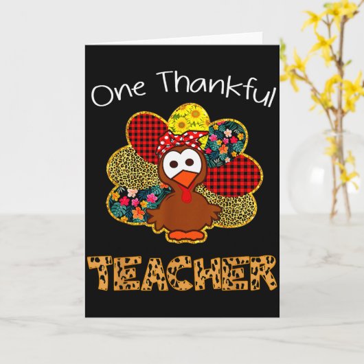 Carte Chemise d'un enseignant reconnaissant drôle et mig (Fleur jaune)