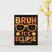 Carte Chemise Eclipse Pour Enfants Bruh Son Éclipse 8 Av (Fleur jaune)
