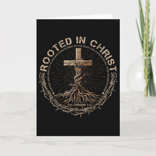Carte Chemise Enracinée En Christ, Chemise Jésus, Croix 