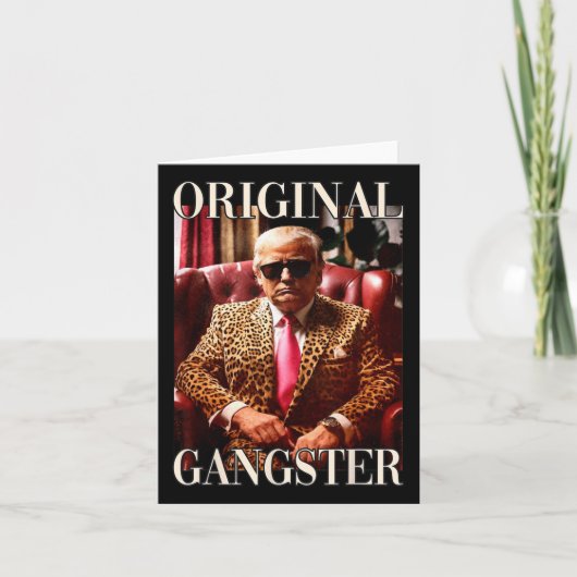 Carte Chemise Gangster originale Maga Donald Trump 20 (Devant)