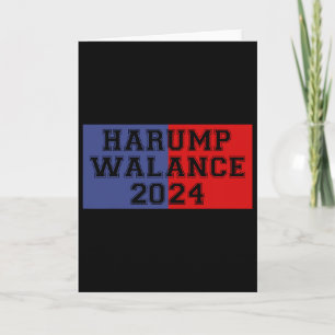 Carte Chemise Harump Walance 2024 Harris Trump Wheimer V
