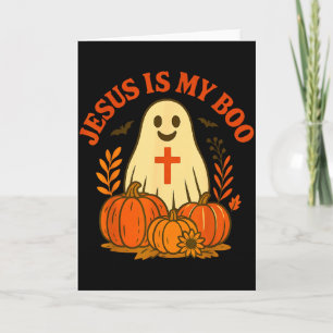Carte Chemise Jésus Est Mon Boo Mignonne Halloween Fantô