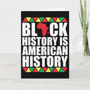 Carte Chemise Mois de l'histoire des Noirs Hommes Femmes