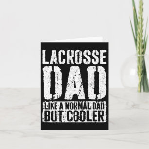 Carte Chemise Papa Lacrosse Fête des pères Papa