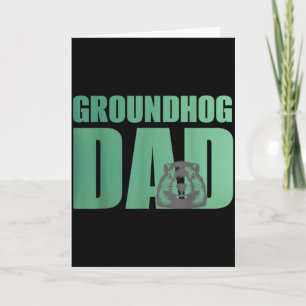 Carte Chemise Papa Marmotte Amoureux de Marmottes Marmot