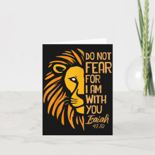 Carte Chemise Pas Peur Suis Lion Chrétien