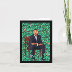 Carte Chemise Portrait du président Barack Obama