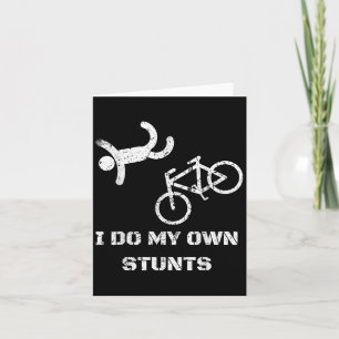 Carte Chemise pour amateur de vélo - Je fais mes propres