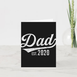 Carte Chemise pour hommes Papa depuis 2020 - Futurs papa