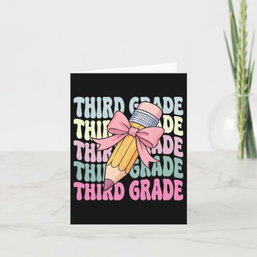 Carte Chemise premier jour d'école troisième année Coque (Devant)