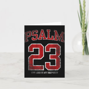 Carte Chemise Psaume 23 Maillot Seigneur Berger