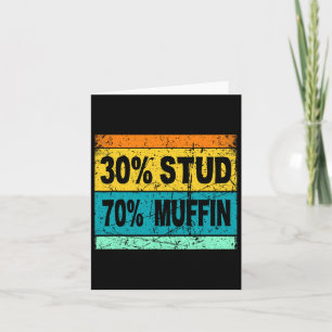 Carte Chemise Rétro 30 Stud 70 Muffin Shirt Stud Muffin 
