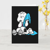 Carte Chemise T Linus Peanuts  (Fleur jaune)