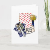 Carte Chemise Terre préférée de papa avec ruban #1 (Devant)