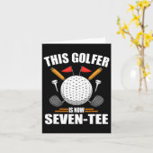 Carte Chemises De Golf Anniversaire Pour Hommes 70e Anné (Fleur jaune)