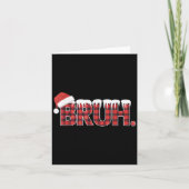 Carte Chemises De Noël Pour Femmes Brouh Rouge Plaid Buf (Devant)