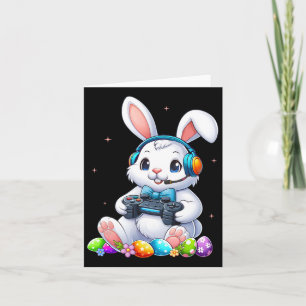 Carte Chemises de Pâques Lapin Œuf Drôles Garçons Filles