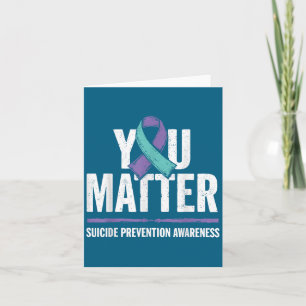 Carte Chemises de prévention des suicides Sensibilisatio