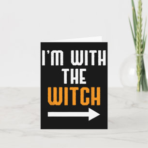Carte Chemises d'Halloween pour hommes Je suis avec la s