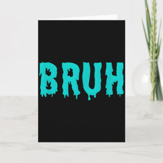 Carte Chemises drôles de citations Bruh pour hommes femm