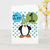 Carte Chemises et cadeaux d'anniversaire de Penguin (Fleur jaune)
