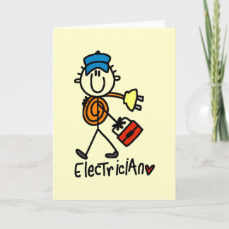 Carte Chemises et cadeaux de base en électricien