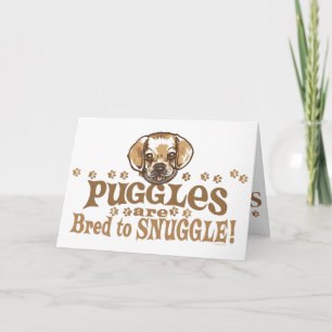 Carte Chemises et cadeaux de Puggle de câlin