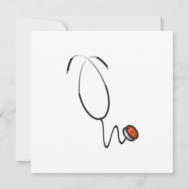 Carte Chemises et cadeaux Stethoscope (Devant)