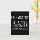 Carte Chemistry Is Like Cooking Just Don't Lick The Son  (Fleur jaune)