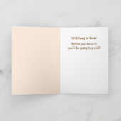 Carte Chemo Encouragement Funny Pig Card (Intérieur)