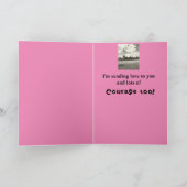 Carte Chemo Sucks Chevaucher Cancer du Sein Drôle Fille (Intérieur)