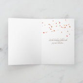 Carte Chêne d'automne à l'occasion d'un anniversaire à p (Intérieur)