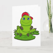 Carte Chenille avec Capuchon (Devant)