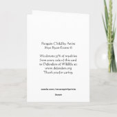 Carte Chèque-cadeau câlin mignon d'art d'amant de (Dos)