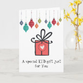 Carte Chèque-cadeau spécial d'Eid (Fleur jaune)