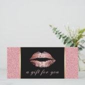 Carte Chèques-cadeaux | Salon des lèvres de Parties scin (Debout devant)