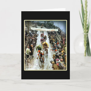 Carte Chèques postaux de recyclage vintages Velo