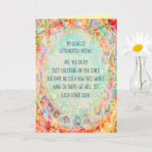 Carte "Cher ami Extrovert" Inspirivité