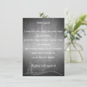 Carte Cher bon Père Noël (Debout devant)