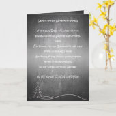 Carte Cher bon Père Noël (Fleur jaune)