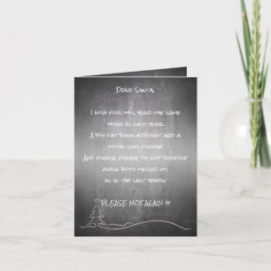 Carte Cher bon Santa