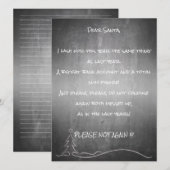 Carte Cher bon Santa (Devant / Derrière)